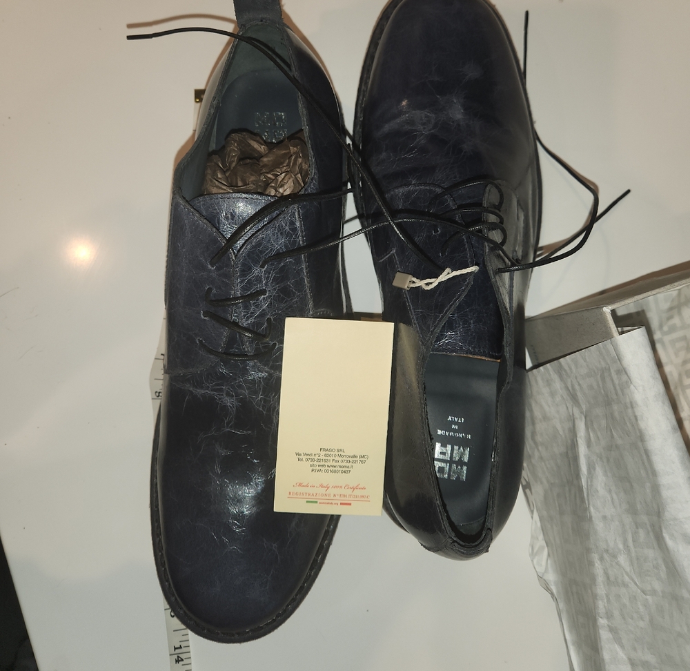 Moma Dark Blue Chukka Boots